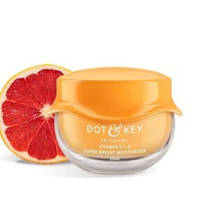 Dot & Key Vitamin C + E Sorbet Super Bright Moisturizer for Face | Brightens, Hydrates & Fades Pigmentation | Lightweight, Non-Greasy | All Skin Types | 100ml