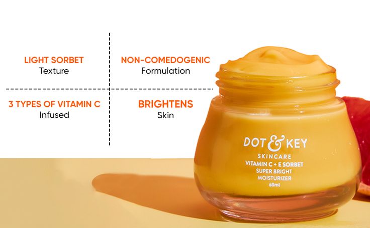 Dot & Key Vitamin C + E Sorbet Super Bright Moisturizer for Face | Brightens, Hydrates & Fades Pigmentation | Lightweight, Non-Greasy | All Skin Types | 100ml - Image 2