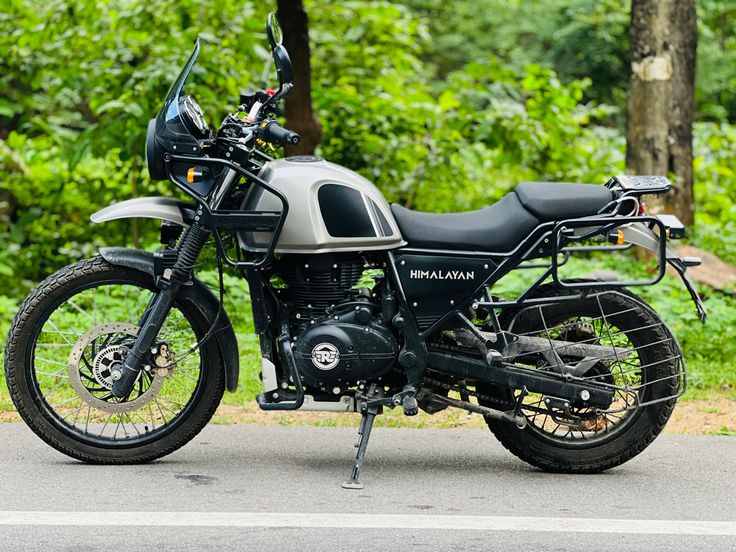 imalayan bike BS4 version 2018 parked in nature