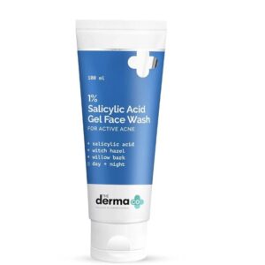 The Derma Co Sali-Cinamide Anti-Acne Face Wash with 2% Salicylic Acid & 2% Niacinamide | For Active Acne, Pimples & Oil Control | Dermatologist-Approved | 100ml