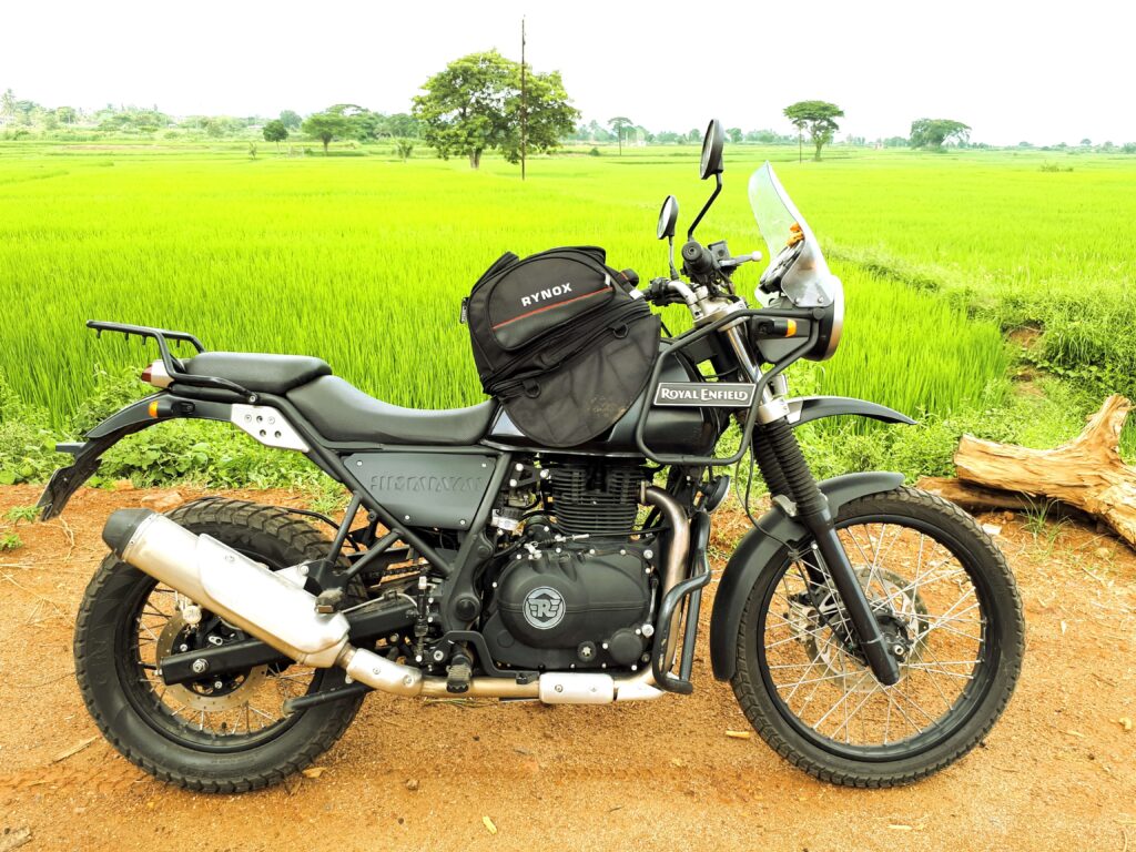 Royal Enfield Himalayan bike BS3 2016 model in green field